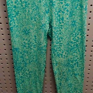 🆕 OS LuLaRoe Turquoise Color Legging